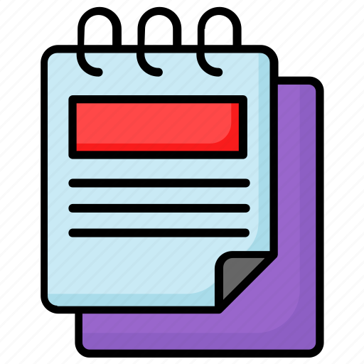 Notepad, drafting, pad, stationery, memorandum, memo, writing icon - Download on Iconfinder