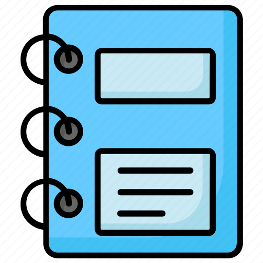 Notepad, notebook, drafting, pad, stationery, memorandum, memo icon - Download on Iconfinder