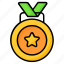medal, winner, prize, reward, star, premium, ranking 