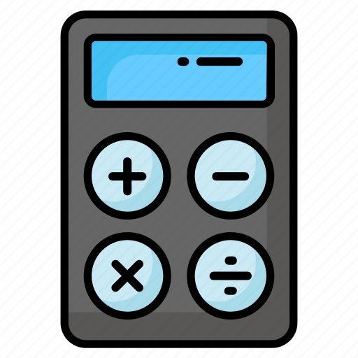 Calculator, device, stationery, totalizer, reckoners, estimator, mathematics icon - Download on Iconfinder