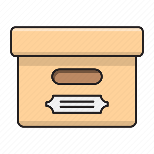 Box, carton, package, parcel, stationary icon - Download on Iconfinder