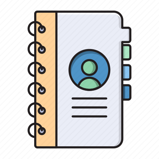 Book, contacts, diary, education, stationary icon - Download on Iconfinder
