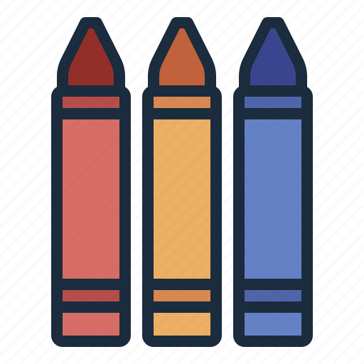 Crayon, stationary, office, education, business icon - Download on Iconfinder