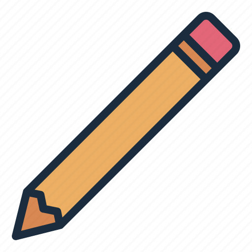 Pencil, write, draw, stationary, office, education, business icon - Download on Iconfinder