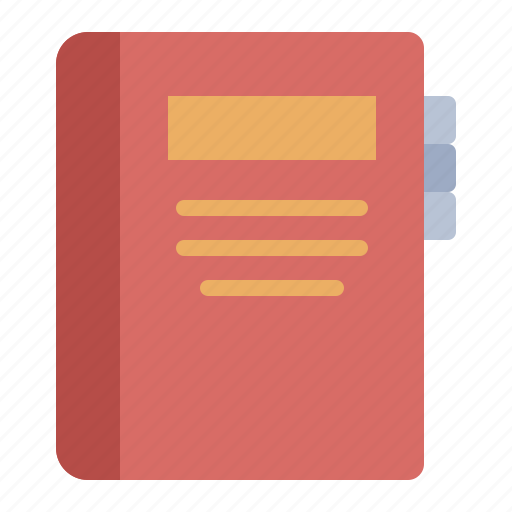 Book, note, reading, stationary, office, education, business icon - Download on Iconfinder