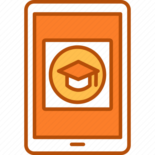 E, learning, app, tablet icon - Download on Iconfinder