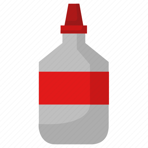 Glue, bottle, paper, education, school icon - Download on Iconfinder
