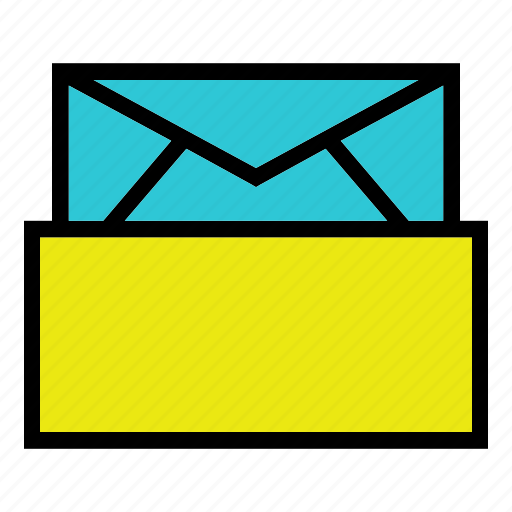 Email, envelope, mail, office, post, stationary icon - Download on Iconfinder