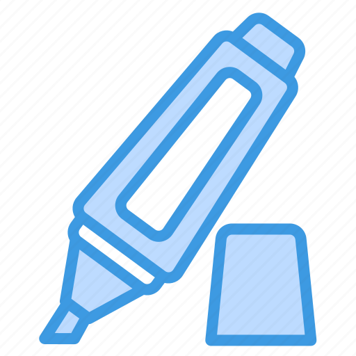 Highlighter, marker, edit, permanent, underline, highlight, text icon - Download on Iconfinder