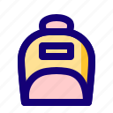bag, school, children, stationery