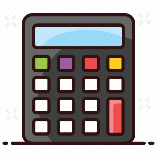 Adding machine, calculator, digital device, mathematics, number cruncher, taxation icon - Download on Iconfinder