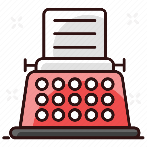 Electromechanical machine, electronic machine, retro typewriter, typewriter, typing machine icon - Download on Iconfinder