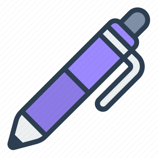 Ballpoint, draw, office, pen, stationery, write, writing icon - Download on Iconfinder