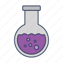 flask, tube, lab, laboratory