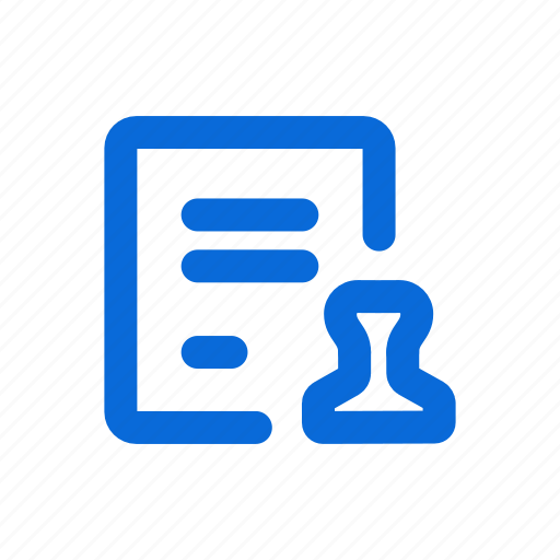 Agreement, approval, business, contract, document, legal, stamp icon - Download on Iconfinder