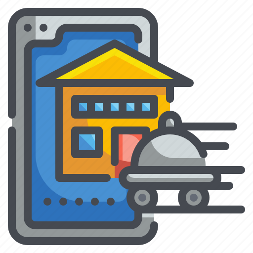Delivery, food, motorcycle, service, takeaway, transport, vehicle icon - Download on Iconfinder