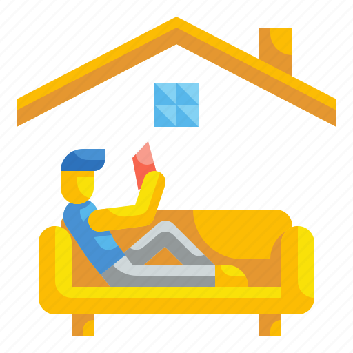 Chill, living, parlour, reading, relaxing, room, wellness icon - Download on Iconfinder