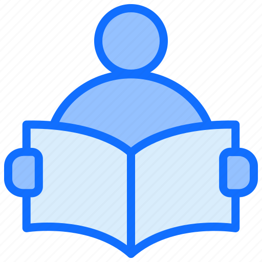 Stay at home, quarantine, activities, reading, book, hobby icon - Download on Iconfinder
