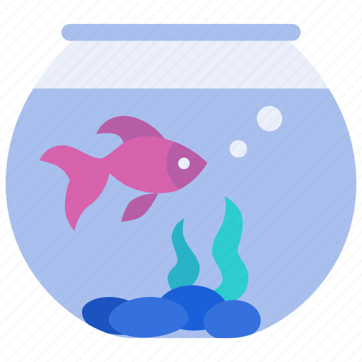 Animal, beautiful, bowl, fishbowl, goldfish, pet, water icon - Download on Iconfinder