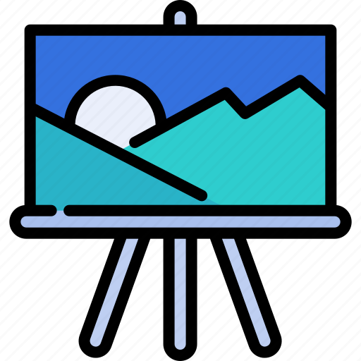 Art, canvas, creative, drawing, landscape, paint, painting icon - Download on Iconfinder