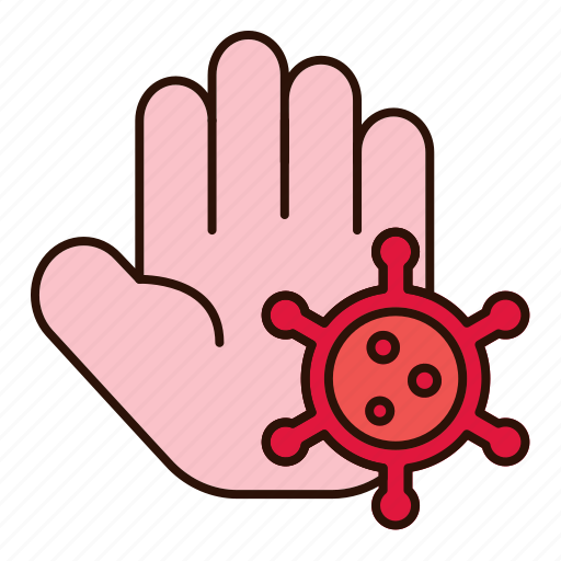 Disease, epidemic, hand, virus, infection, interaction, transmission icon - Download on Iconfinder