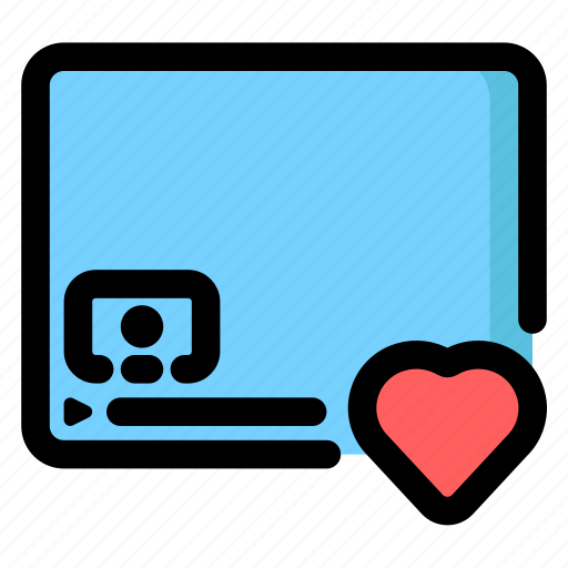 Heart, like, stream, streamer, vlog, broadcast, channel icon - Download on Iconfinder