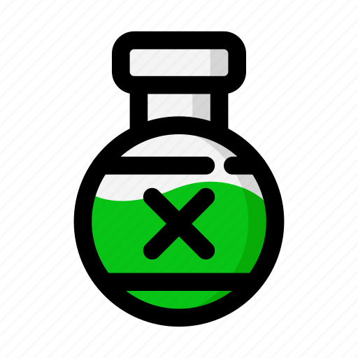 Flask, magic, poison, potion, toxicity, roleplay, chemicals icon - Download on Iconfinder