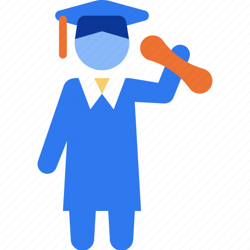 Graduation, graduate, diploma, back to school, school, education, study icon - Download on Iconfinder