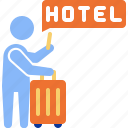 find hotel, search, hotel service, hotel, services, accomodation, travel, vacation, stick figure