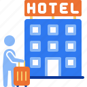 hotel building, building, hotel service, hotel, services, accomodation, travel, vacation, stick figure