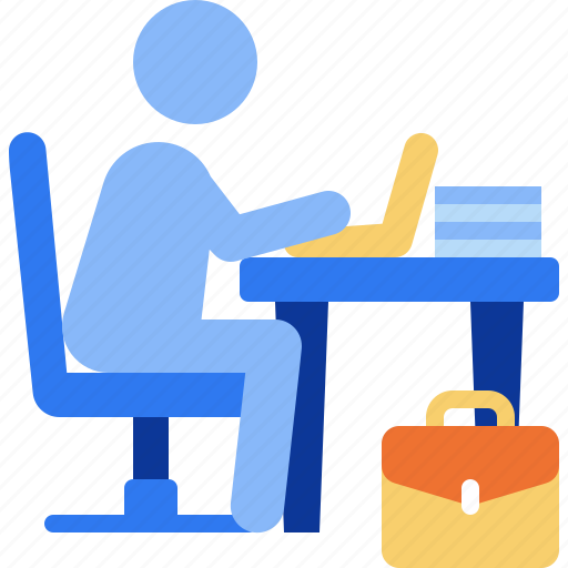 Working desk, working, employee, office, business, work, finance icon - Download on Iconfinder