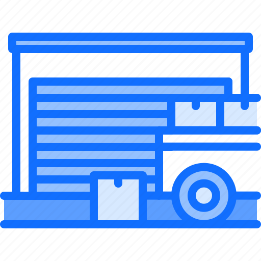 Car, truck, building, box, storage, warehouse, garage icon - Download on Iconfinder