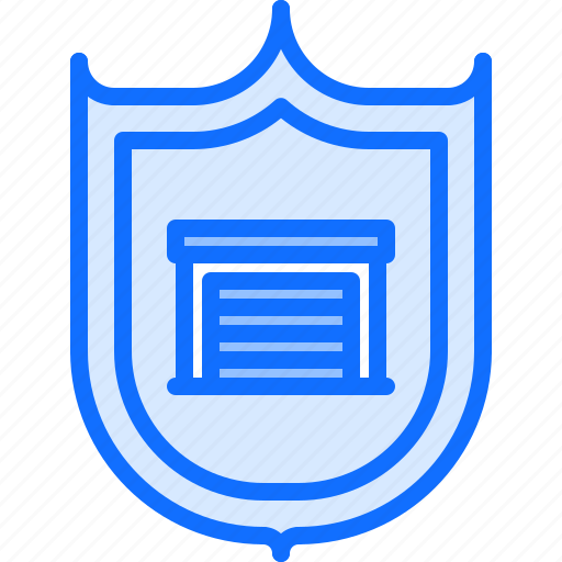 Building, protection, shield, storage, warehouse, garage icon - Download on Iconfinder