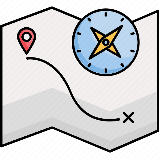 Navigation, location, map, pin, gps icon - Download on Iconfinder