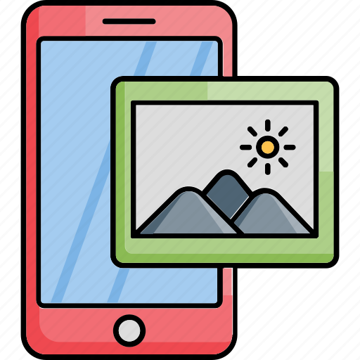 Mobile, gallery, phone, photos, image icon - Download on Iconfinder