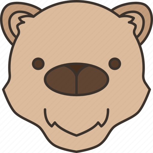 Bear, head, market, trend, investment icon - Download on Iconfinder