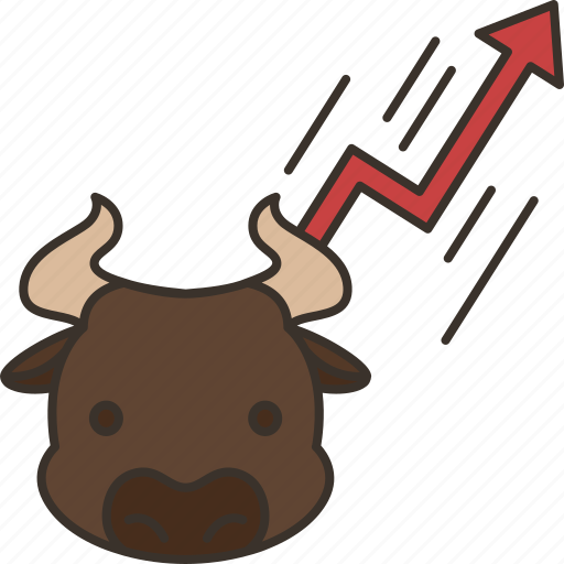 Bull, trend, stock, price, rise icon - Download on Iconfinder