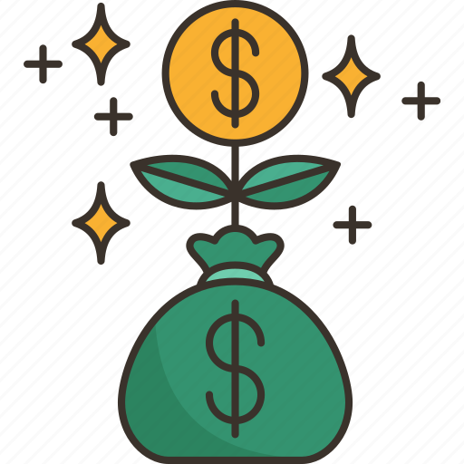 Profit, earning, saving, money, investment icon - Download on Iconfinder