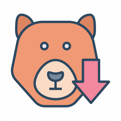 Stock, market, bear market, bear icon - Download on Iconfinder