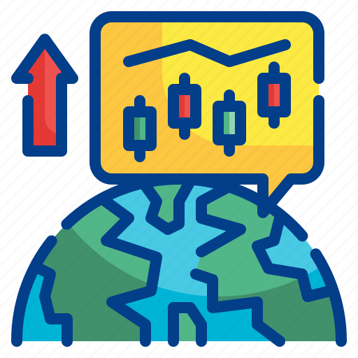 World, stock, market, financial, price, money, business icon - Download on Iconfinder