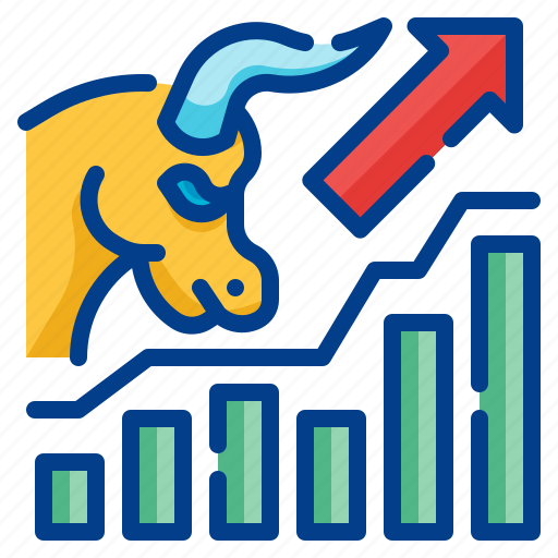 Bull, market, business, investment, trading, stock, up icon - Download on Iconfinder