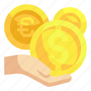 currency, hand, money, exchange, payment, coins, stock