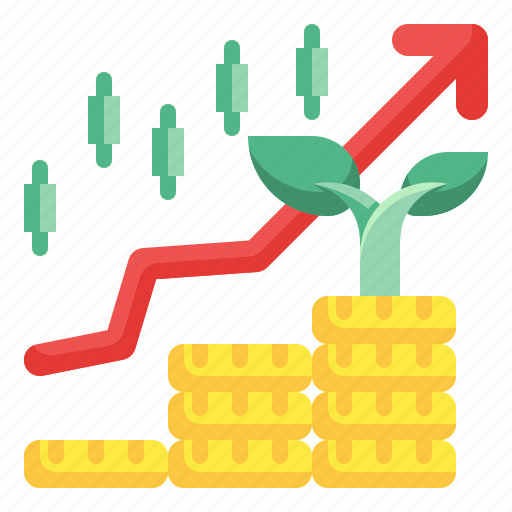 Profit, fund, growth, trading, graph, investment, business icon - Download on Iconfinder