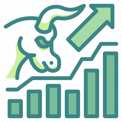 Bull, market, business, investment, trading, stock, up icon - Download on Iconfinder
