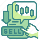 sell, finance, stock, infographics, chart, paid, trading
