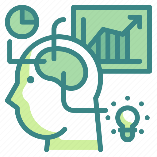 Thinking, idea, brainstorm, creativity, stock, trading, thought icon - Download on Iconfinder