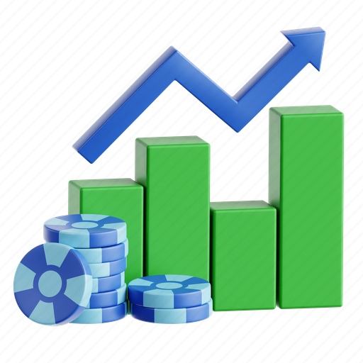 Chip, stock, investment strategy, investment, financial planning, finance, investment planning 3D illustration - Download on Iconfinder