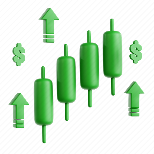 Growing, market, investment strategy, investment, financial planning, finance, investment planning 3D illustration - Download on Iconfinder