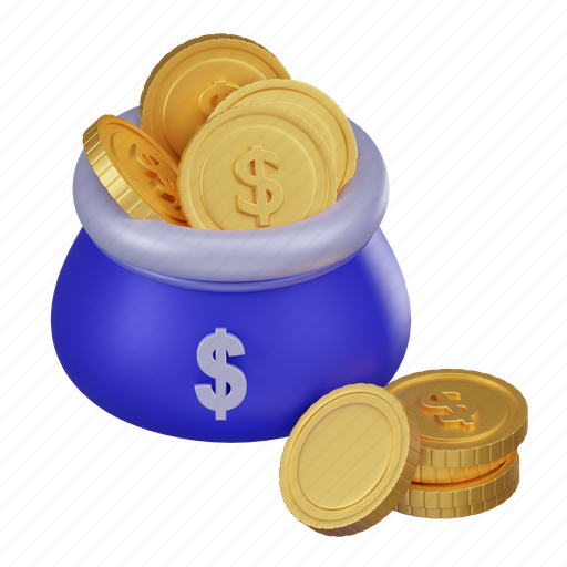 Sack, dollar, bag, coins, gold icon - Download on Iconfinder