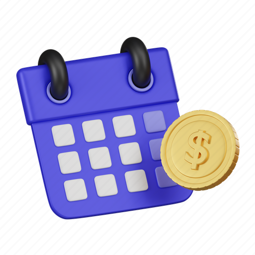 Financial, calendar, dollar, coin, business icon - Download on Iconfinder